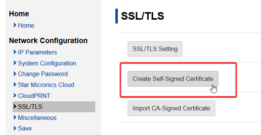 CS-Firefly-KB-Star-POS-Printer-Create-self-signed-certificate-button