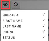 Report Action Button Eye Icon