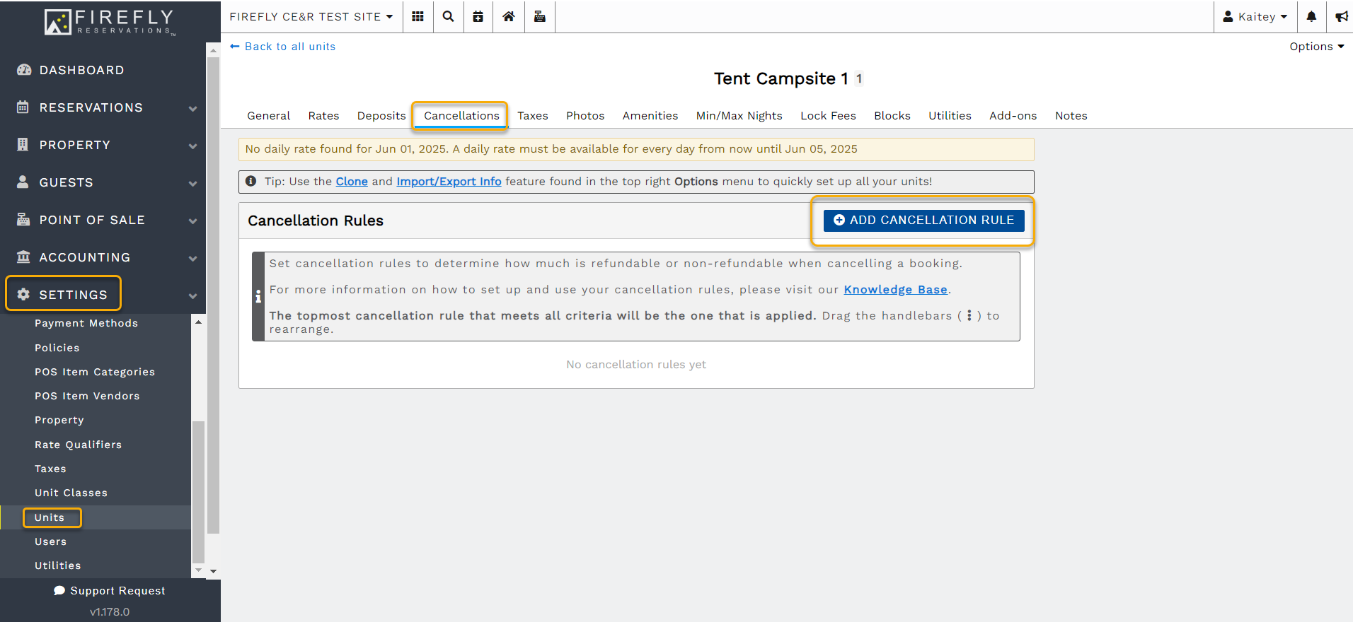 Cancellation Rules and Refund Rules Set Up and User Guide